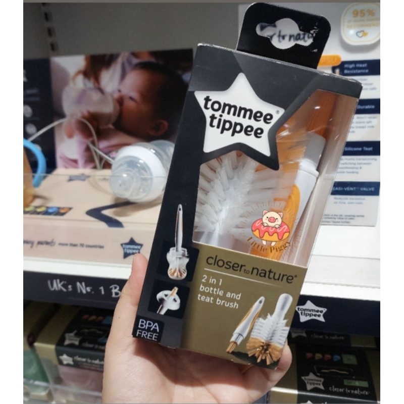 Tommee Tippee on the go bottle and teat brush sikat botol susu
