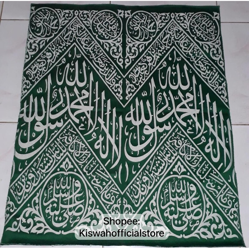 2 Helai Kain Kiswah Makam Rasulullah Potongan Dobel