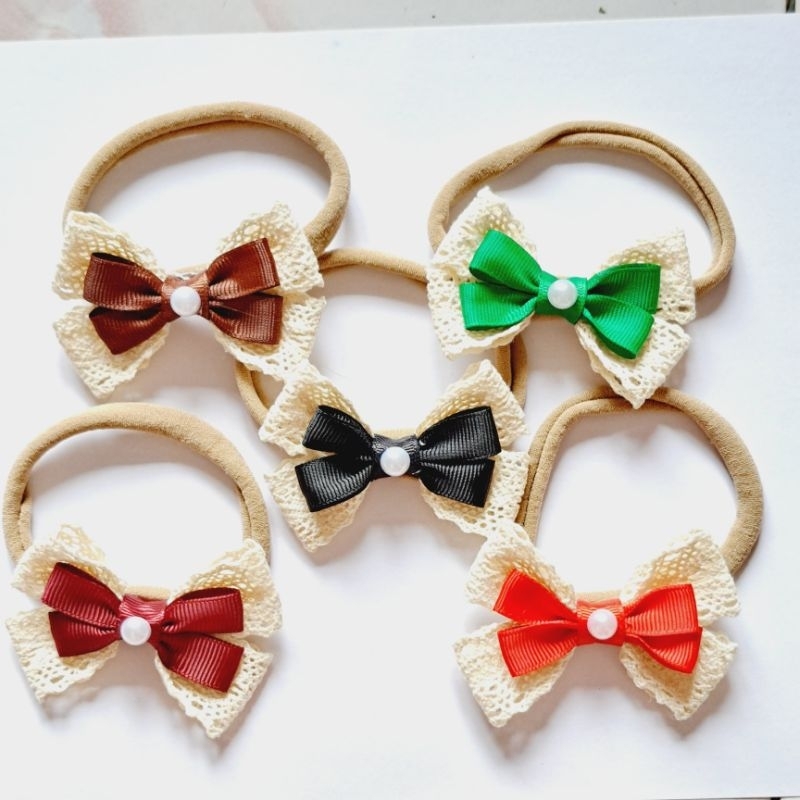 Bando Anak Bandana Bayi Nylon Headband Usa Sweety Vintage