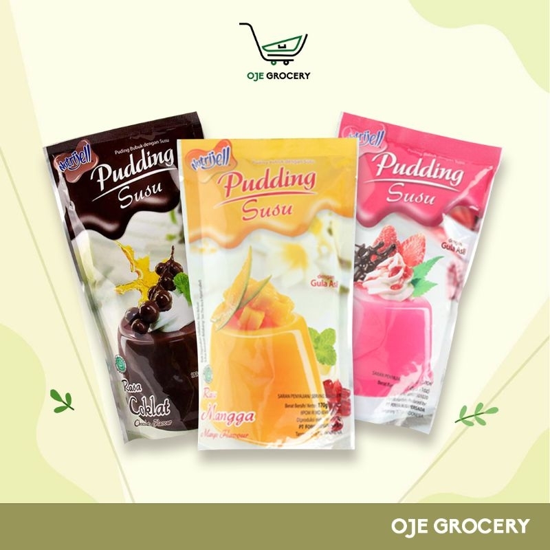 

NUTRIJELL PUDDING SUSU RASA COKLAT STRAWBERRY MANGGA