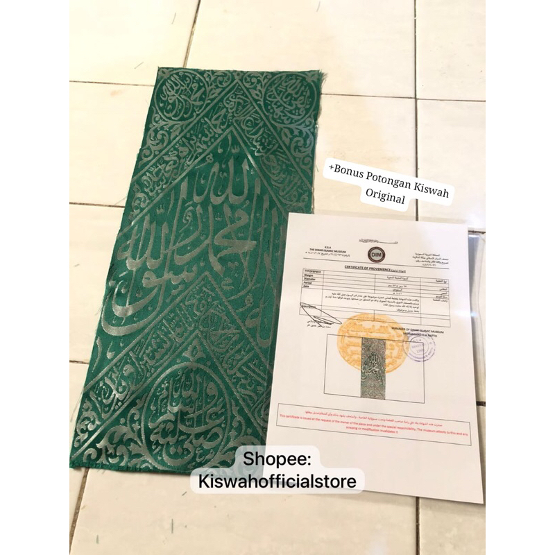 Kiswah Makam Rasulullah Original+Sertifikat