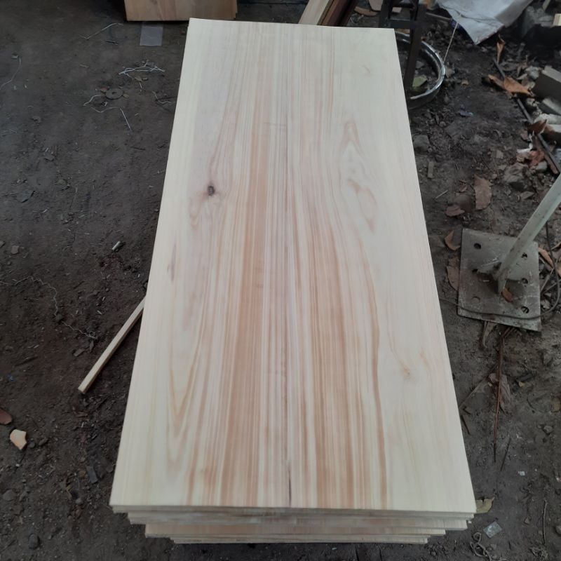 Top Table Papan Kayu Pinus