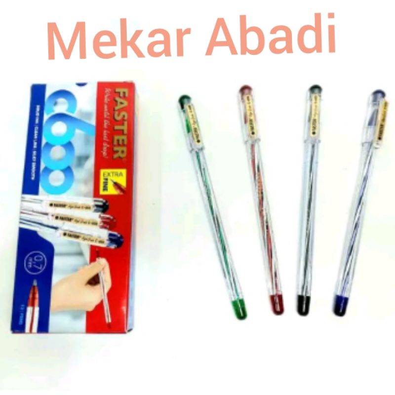 

pulpen standar AE 7 Dan ballpoint FASTER C600