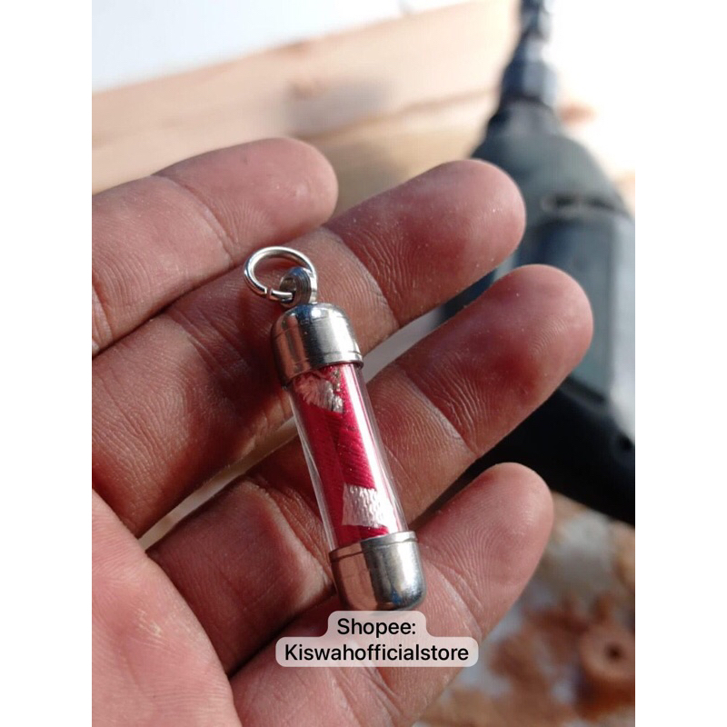 Liontin Kiswah Dalam Kabah Merah Bersertifikat