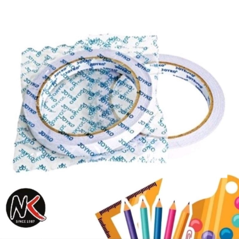

Double Tape JOYKO 1/2 inch (12 mm) / Double side tape / perekat double