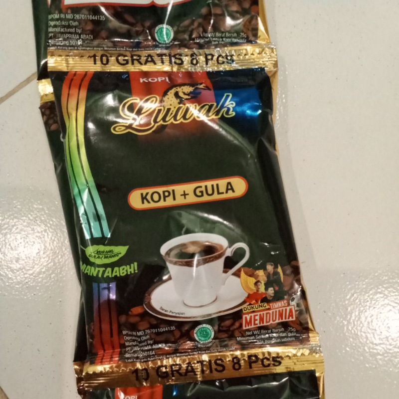 

Kopi Luwak Hitam 1 renteng