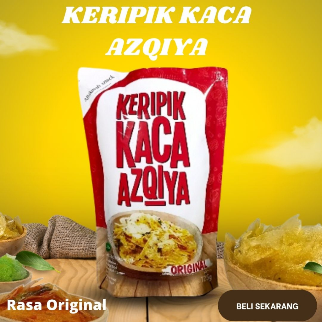 

keripik Kaca Rasa Original 125 gram Azqiya