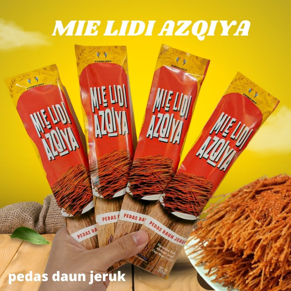 

Mie Lidi Rasa Pedas Daun Jeruk Azqiya