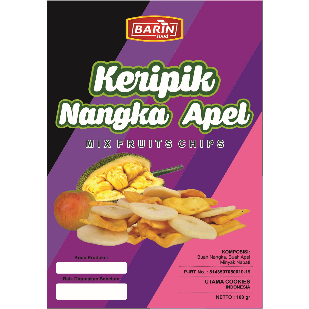 

Keripik Nangka Apel Buah Mix Fruit Malang 100g