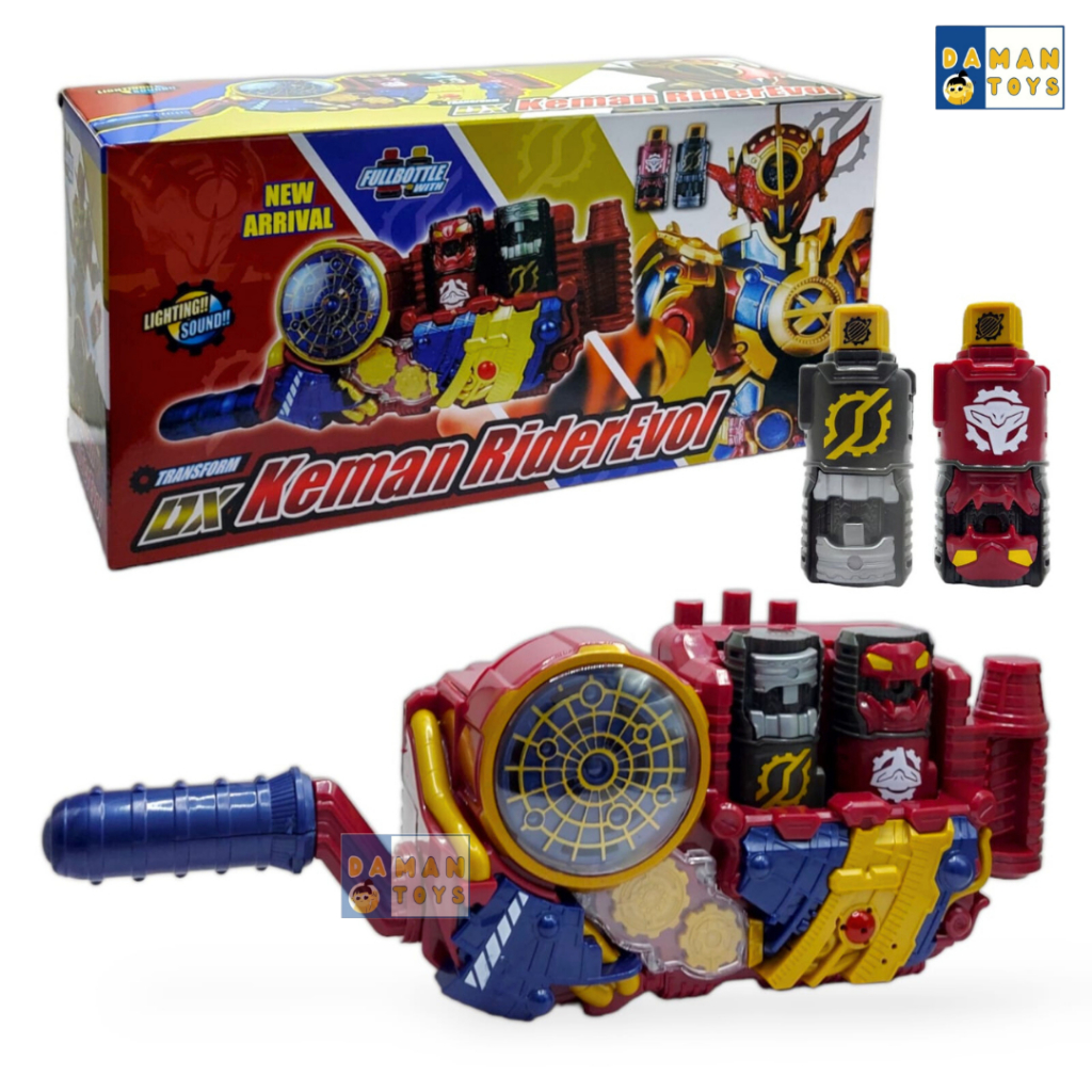 Mainan Senjata DX Evol Driver Kamen Rider Belt sabuk Build
