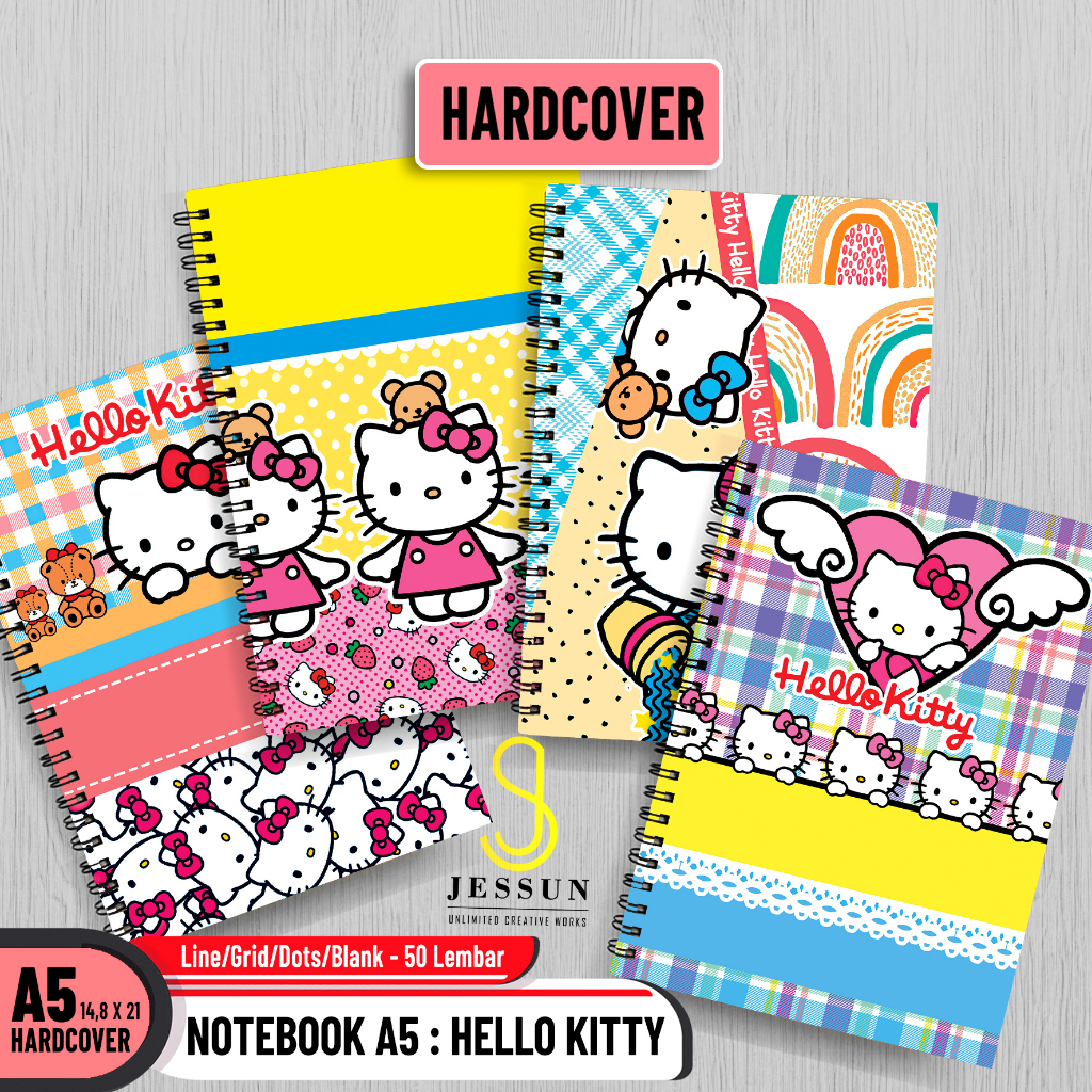 

HARDCOVER Notebook A5 HELLO KITTY
