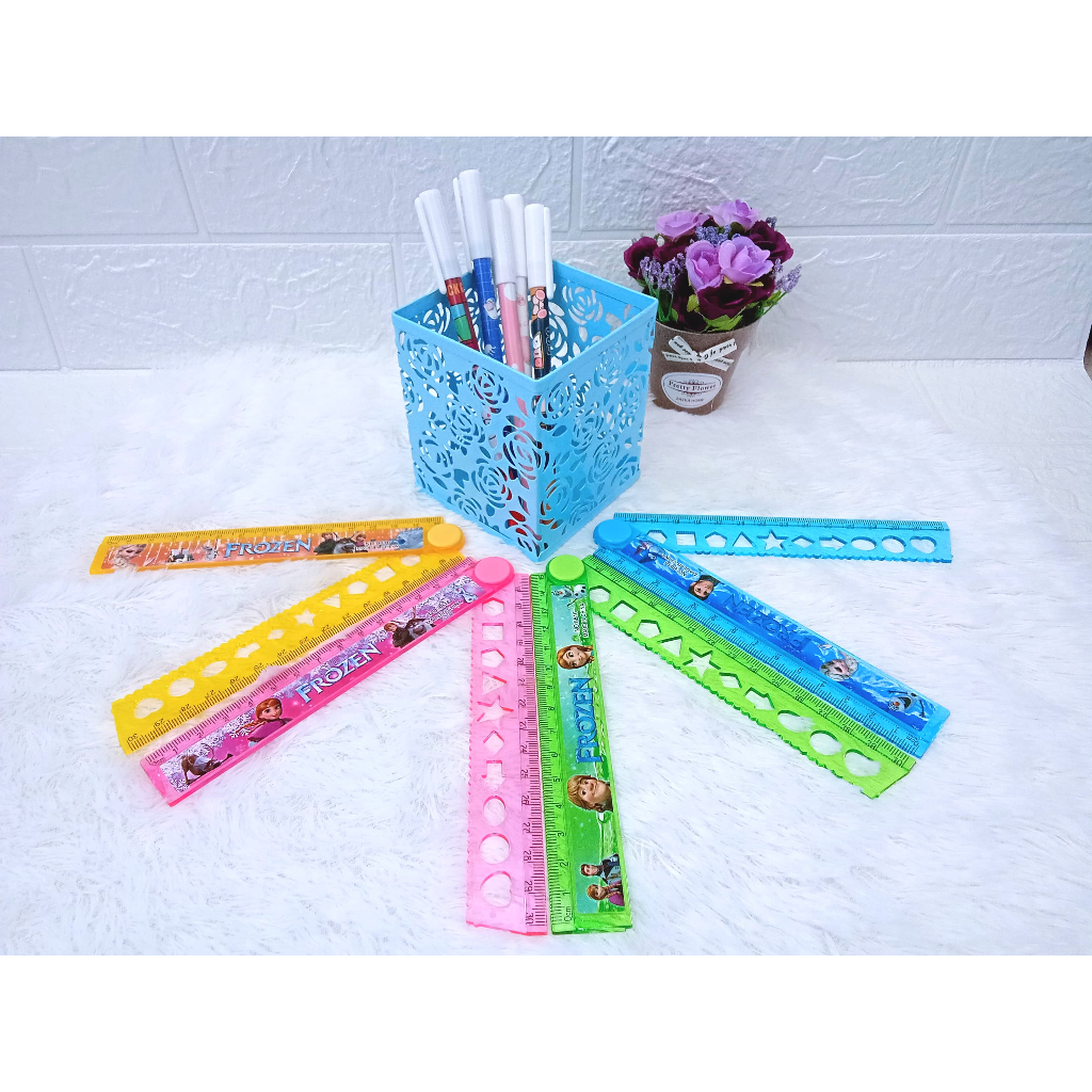 

COD Joymart Garis Lipat 15cm Karakter Penggaris Warna Bisa Dilipat Max 30cm