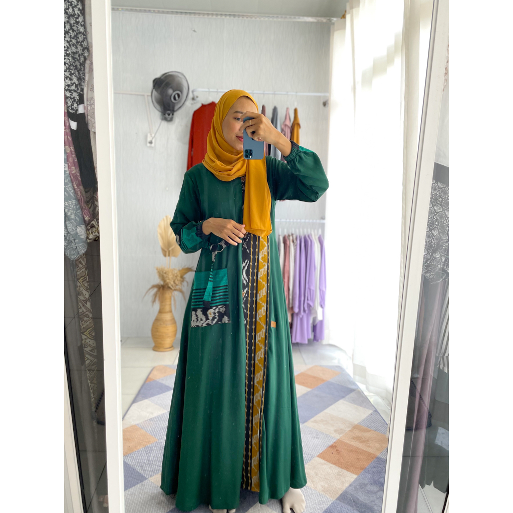 TUNIQ CLOTHES - Gina Dress - Dress Rayon Mix Etnic