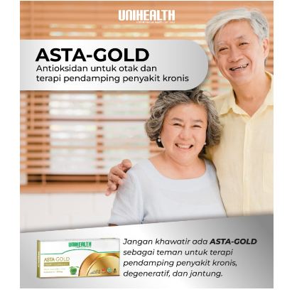 ASTA-GOLD Astaxanthin By Unihealth isi 30 kapsul