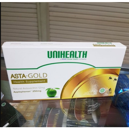 ASTA-GOLD Astaxanthin By Unihealth isi 30 kapsul