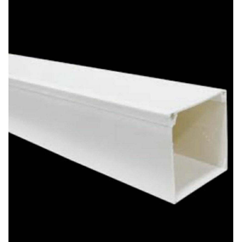 Kabel Ducting 100x100 PSD putih Panjang 1,7Meter atau 2,9meter  tidak berlubang pelindung kabel deko