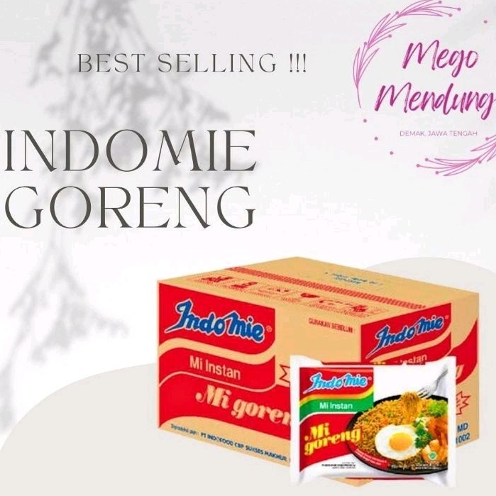 

INDOMIE GORENG 85g x 40pcs MURAH EXP 2024