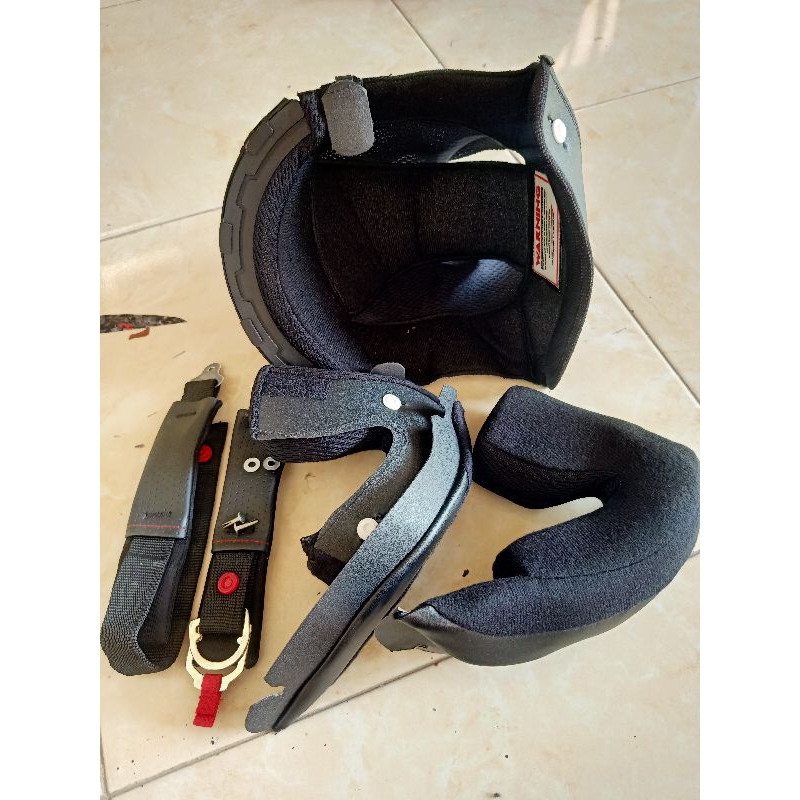 busa helm KYT Kyoto 1set + tali gesper dd Ring