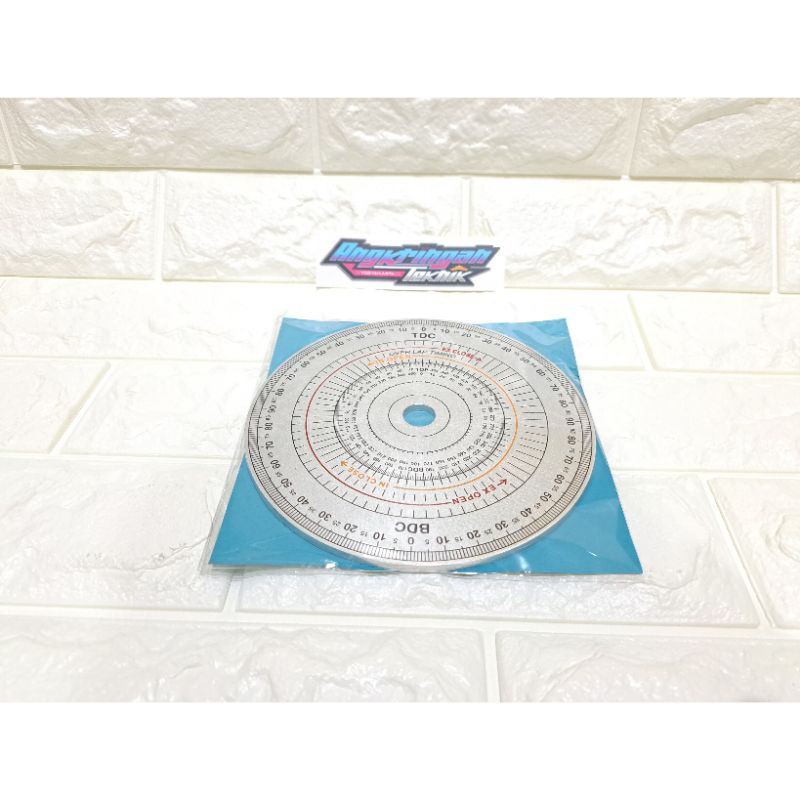 Busur derajat 5mm tebal busur dial dayel busur durasi noken as