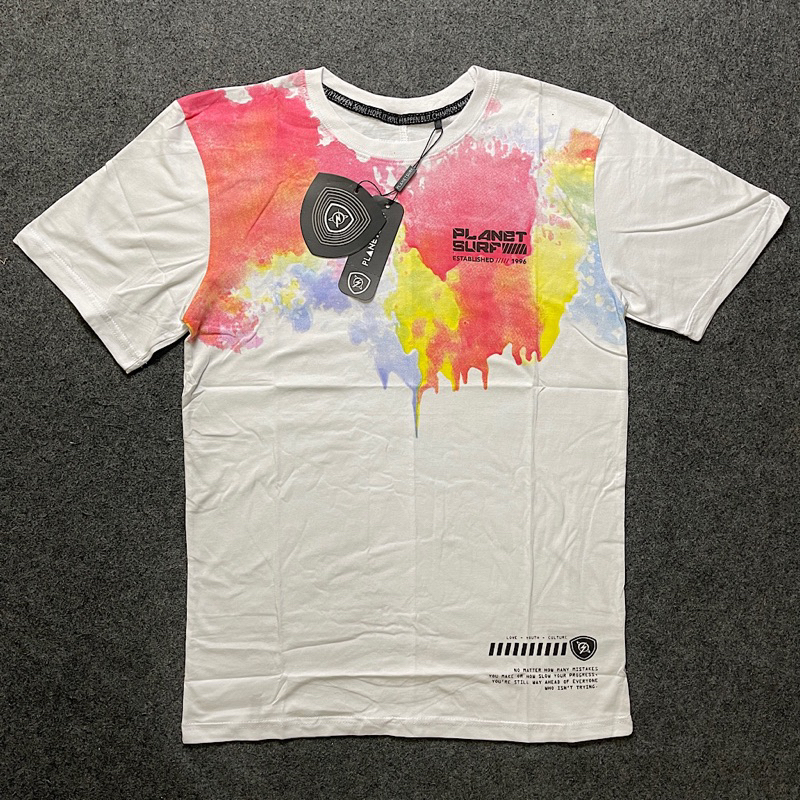 AMD 911 KAOS PLANET SURF PUTIH FULL COLOUR
