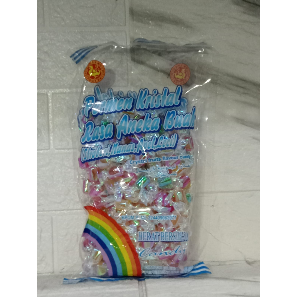 

permen crystal rainbow 500gr