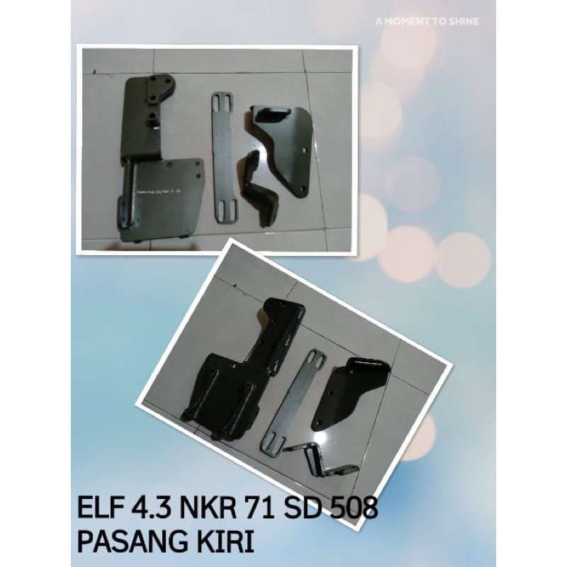 Breket Bracket Kompresor NKR 71 NMR 71 Sanden 508 Pasang Kiri Ac Truck Ac Mobil