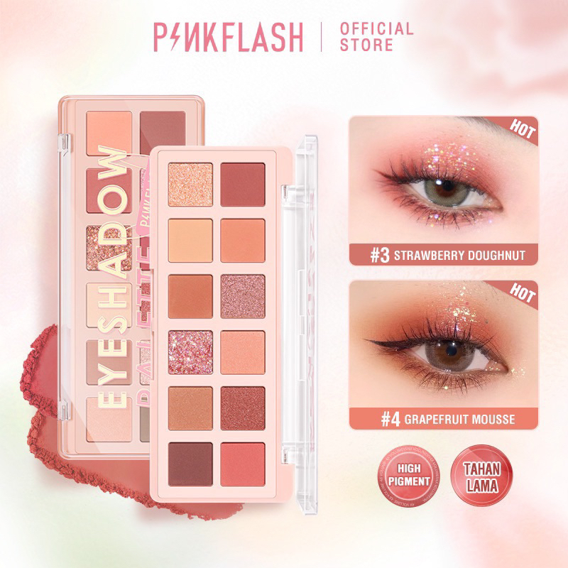 PINKFLASH PINK DESSERT 12 SHADES EYESHADOW