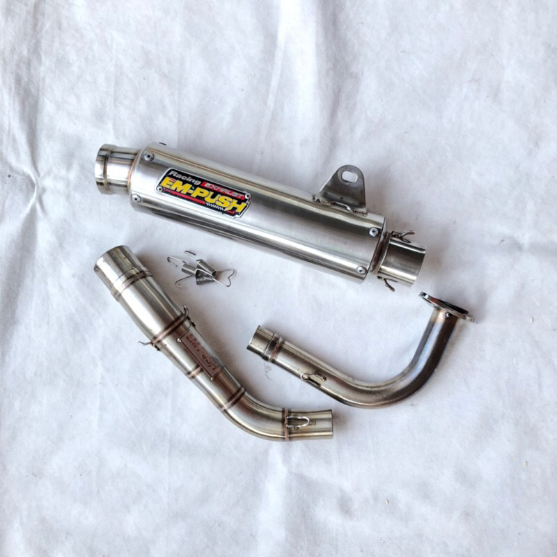 Knalpot EM-PUSH Empush Racing Exhaust Second Original Honda 110 Beat Scoopy Spacy type FFA Bekas ori