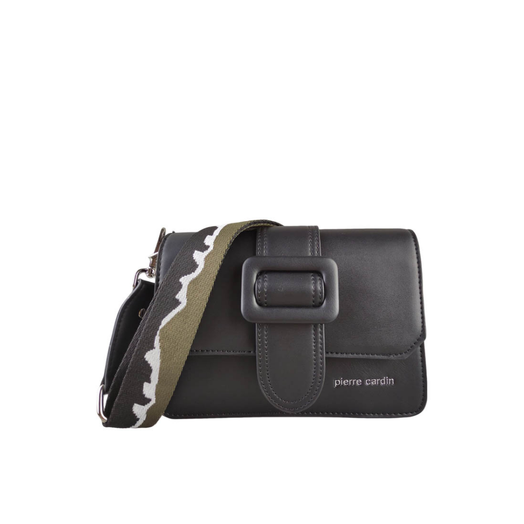 Pierre Cardin Tas Selempang dan Bahu Wanita Tas Hand Bag Tas Kerja Casual ORI 9121515001BLA-BLACK