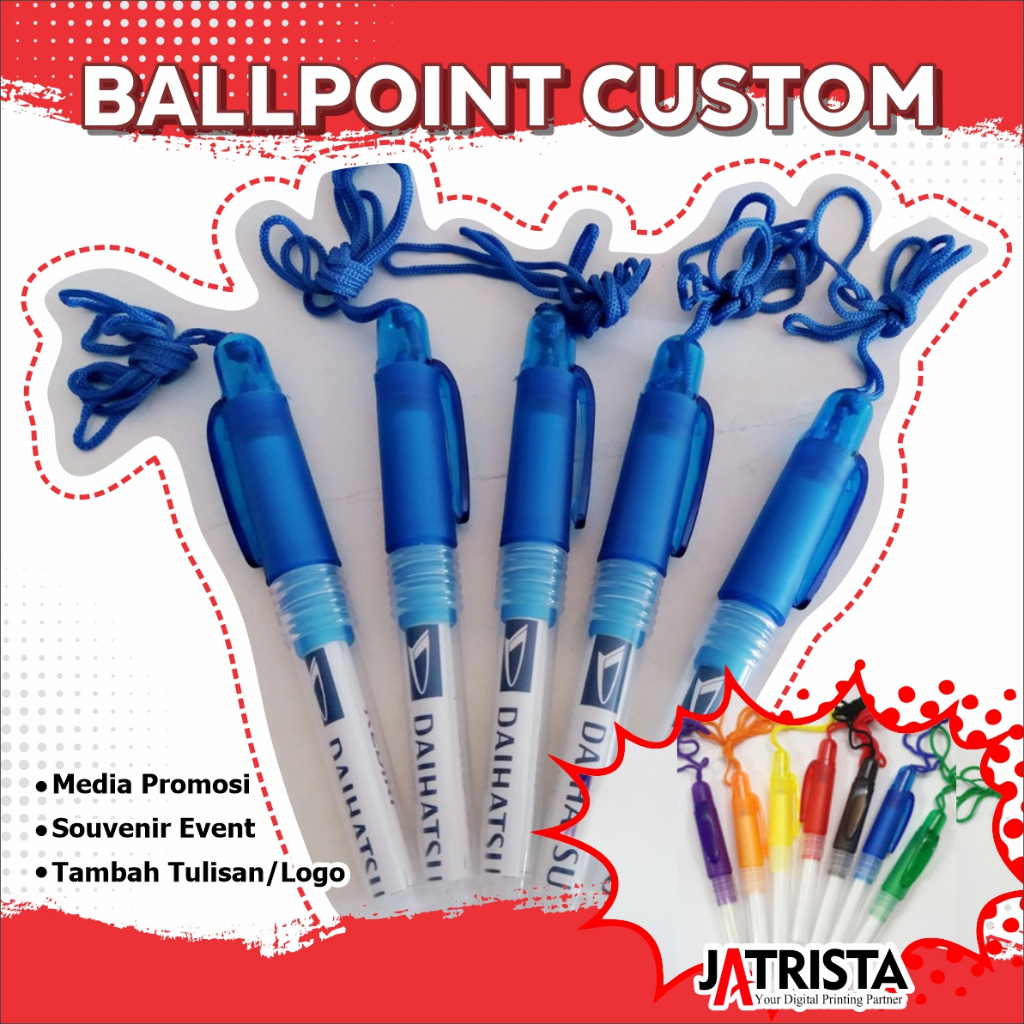 

PULPEN PROMOSI BALPOIN CUSTOM PRINT PULPEN EVENT