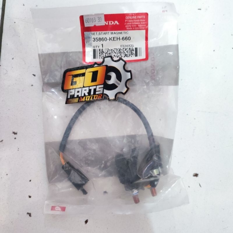 Switch Starter Relay 35860-KEH-660 Swit Bendik Otomatis Stater ORI Honda Megapro Primus