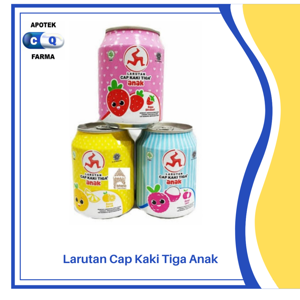 

Larutan Cap Kaki Tiga Anak Kaleng