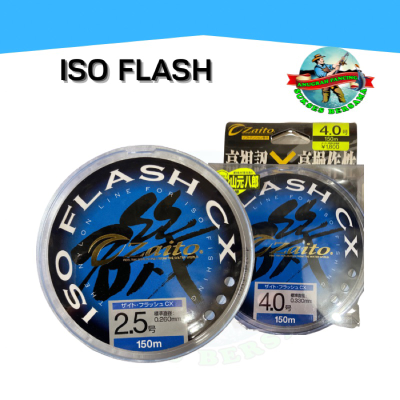 Senar Pancing Iso Flash Cx Zaito 150 m