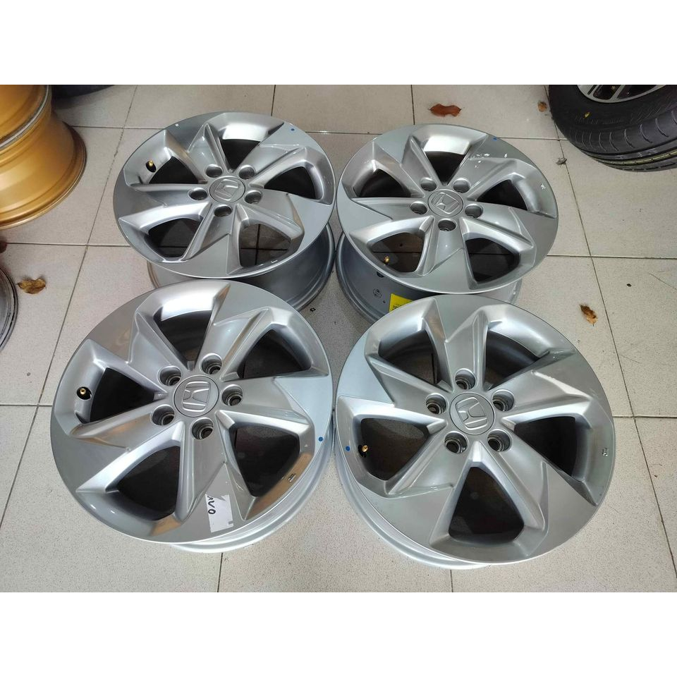 Velg Bekas Copotan Mobil STD BRV R16 Lebar 7 Hole 5X114,3 ET55 SILVER Cocok Brv Serena Luxio New Car