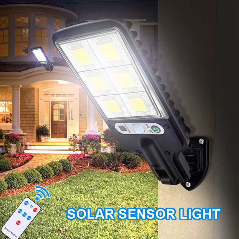 LAMPU TENAGA SURYA OUTDOOR IP69 Lampu Solar LED 180 WATT +Remote