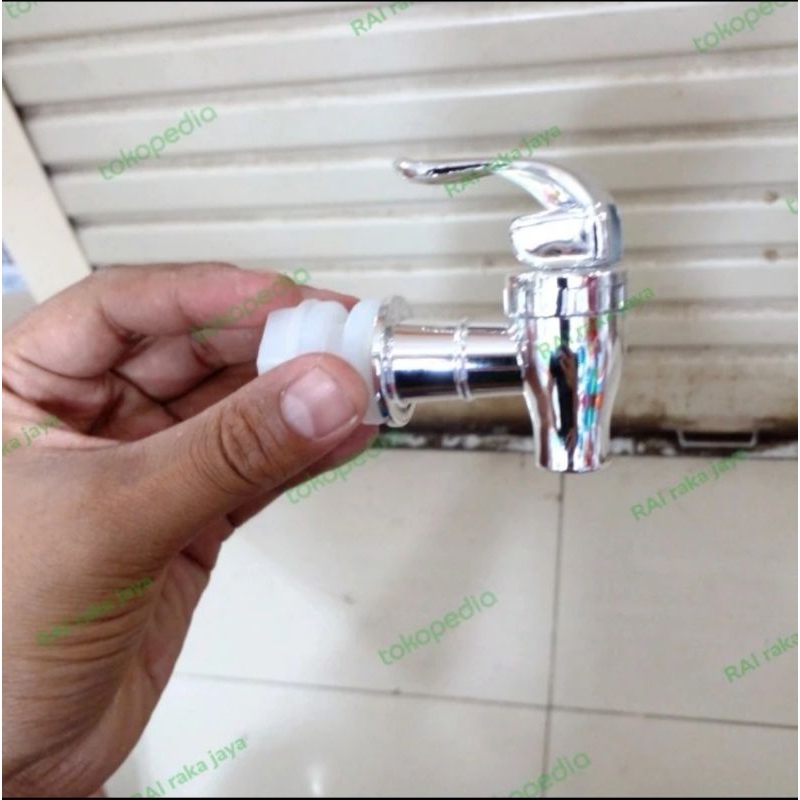 KERAN JUS DISPENSER TABUNG KACA MODEL NANAS