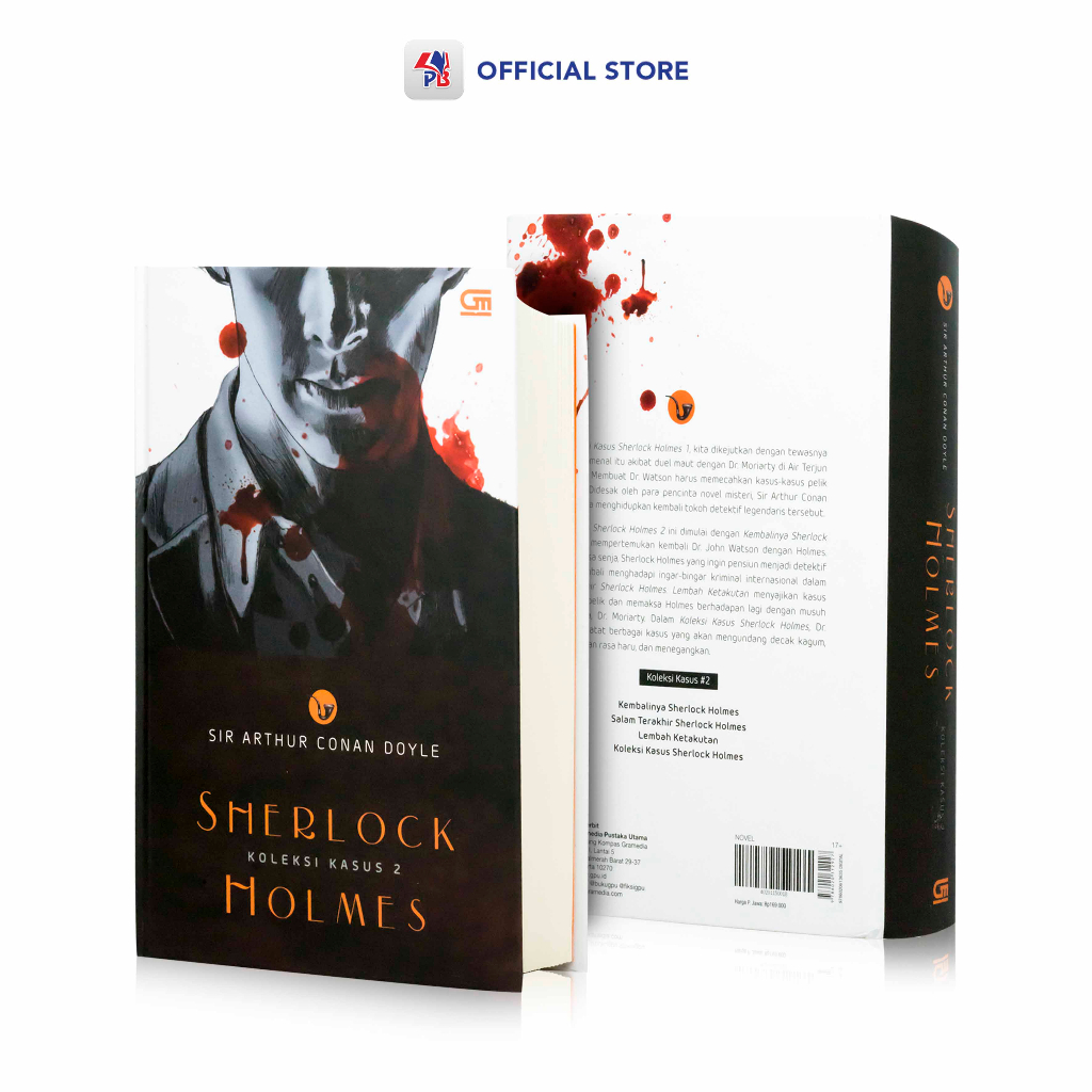 Buku Novel Serial Sherlock Holmes / SHERLOCK HOLMES : Koleksi Kasus 2 Hard Cover / GRAMEDIA PUSTAKA 