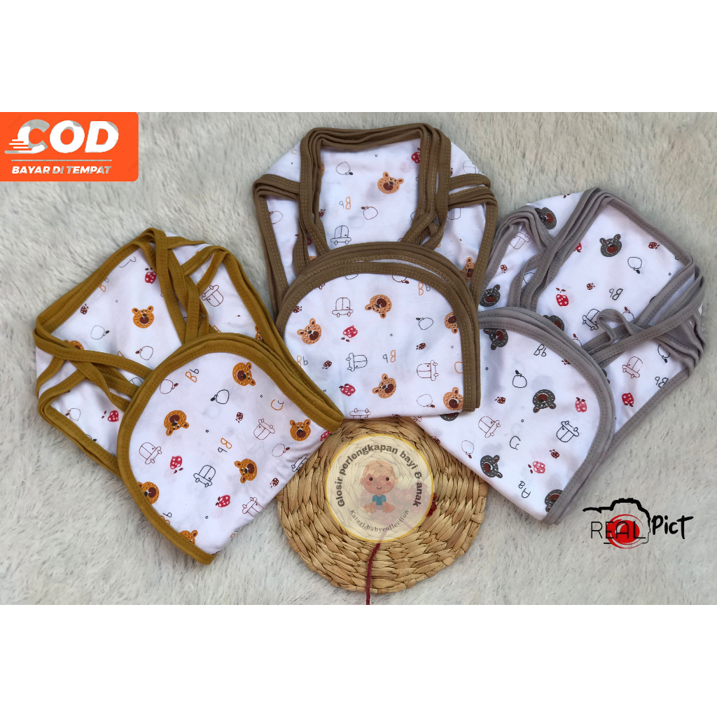 [PPKS002] 1 Lusin Celana Popok Kain Tali Bayi Katun Motif