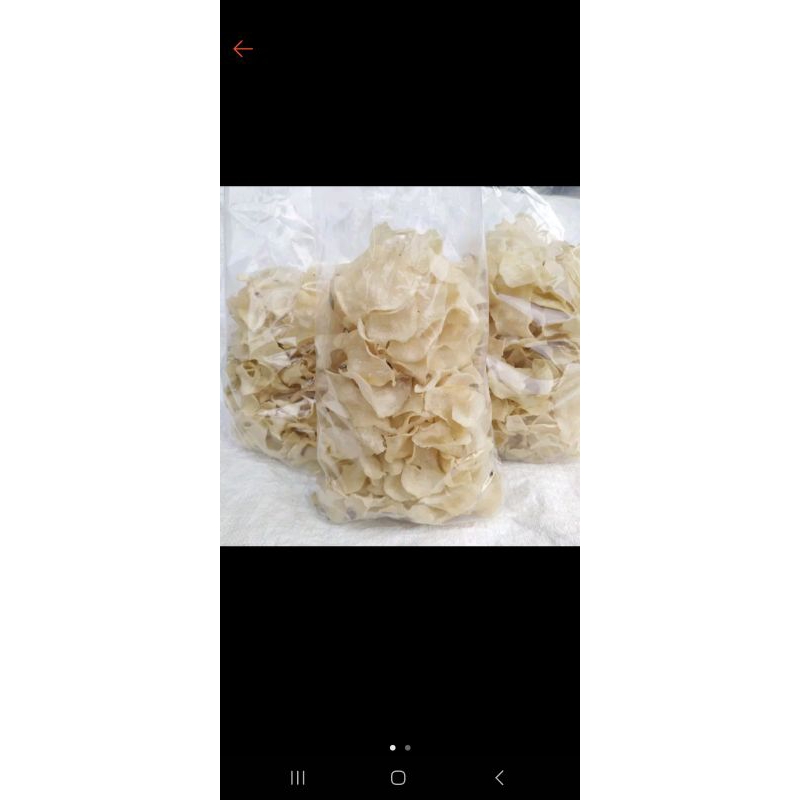 

krupuk gadung mentah