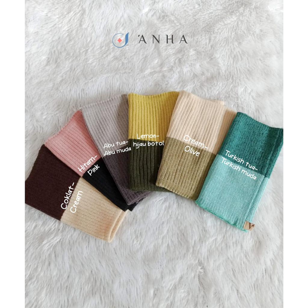 CIPUT RAJUT HIJAB NYAMAN KUALITAS TERBAIK / CIPUT RAJUT 2 WARNA