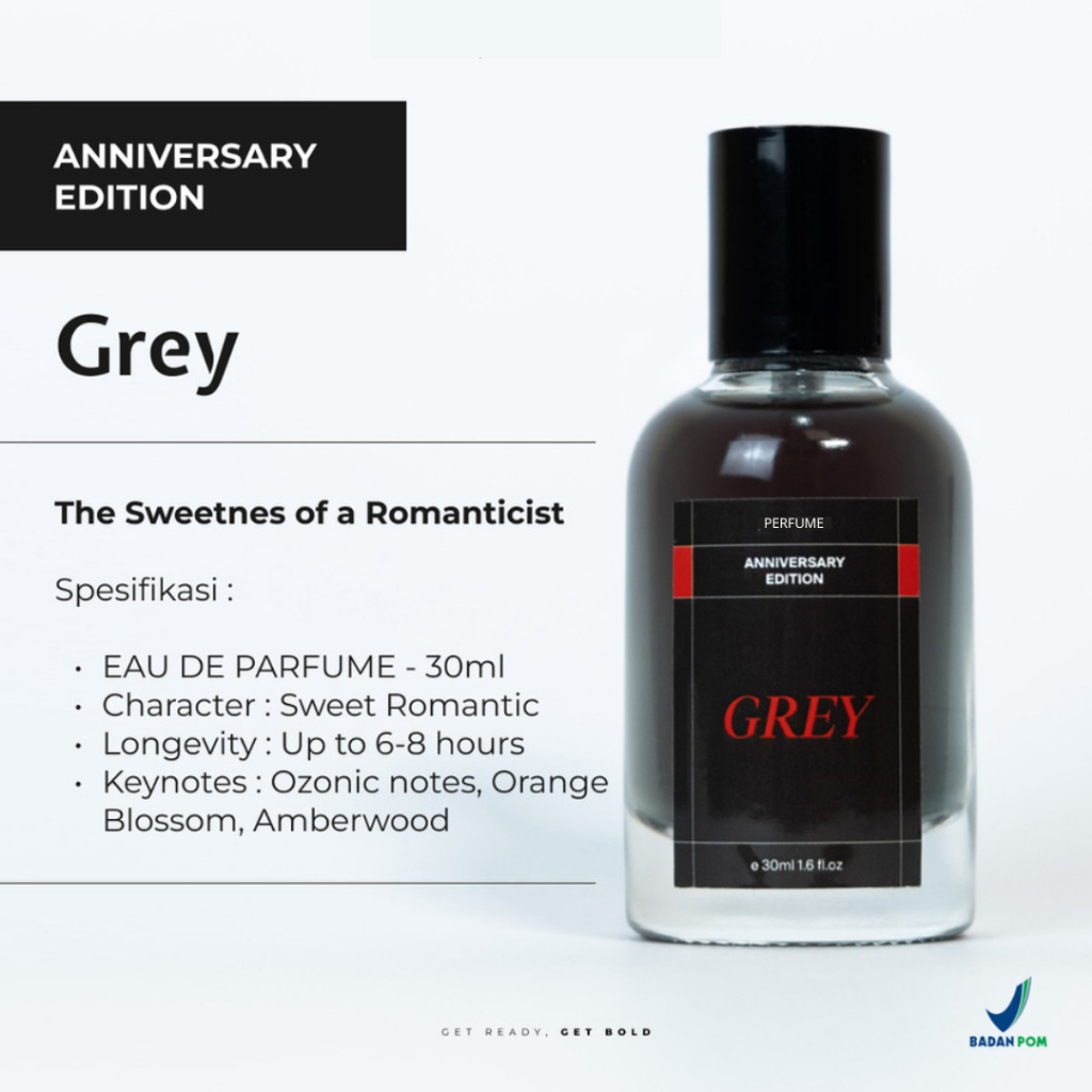 Rouge Perfume Spesial Anniversary Edition 30 ml - Parfum Pemikat Wanita Bestseller Grey Rouge