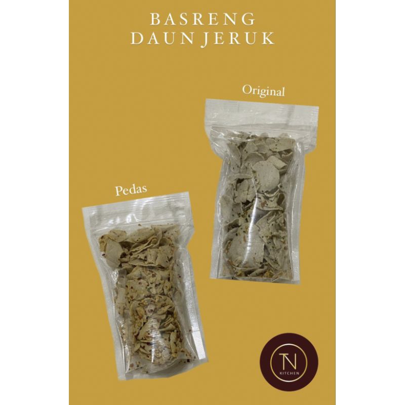 

Keripikbasrengdaunjerukpedas