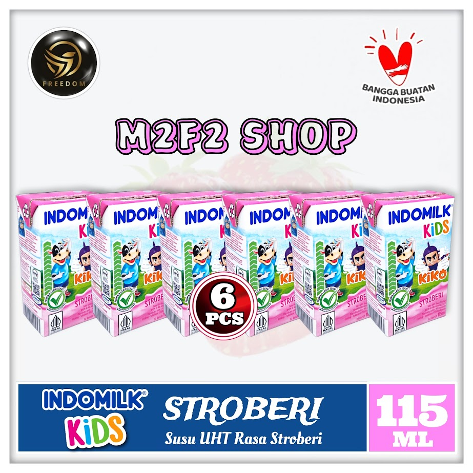 

Susu Indomilk Kids Kotak UHT Rasa Stroberi | Strawberry - 115 ml (Kemasan 6 Pcs)