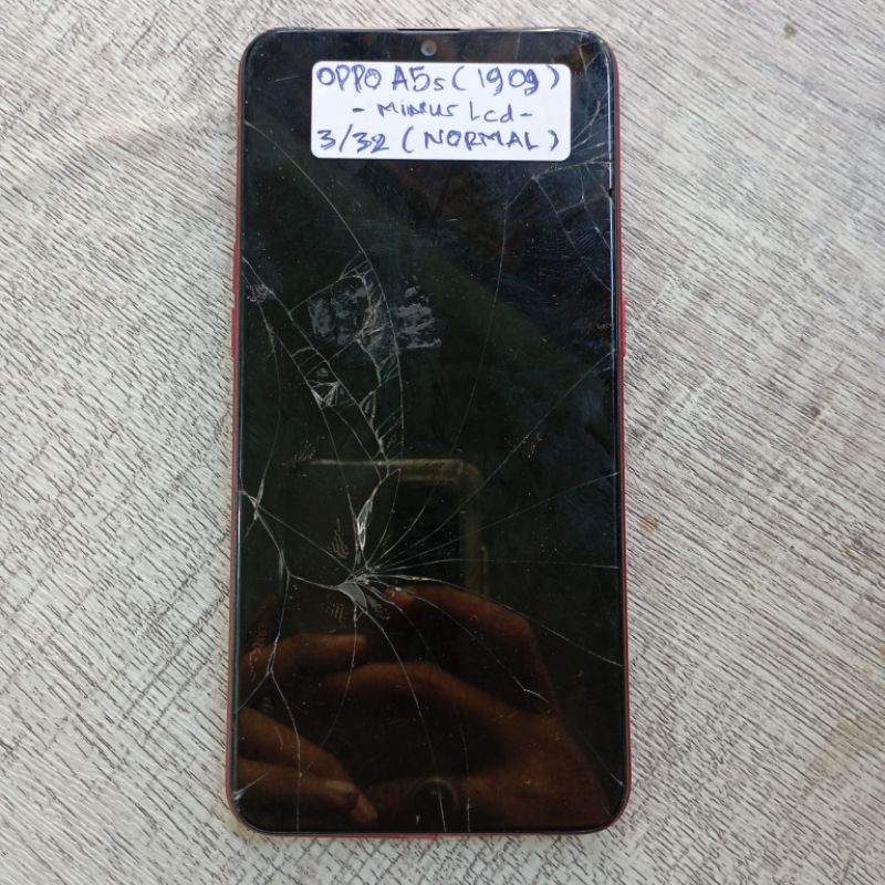 MESIN OPPO A5S CPH1909 RAM 3/32 KONDISI NORMAL GARANSI TESTED MINUS LCD