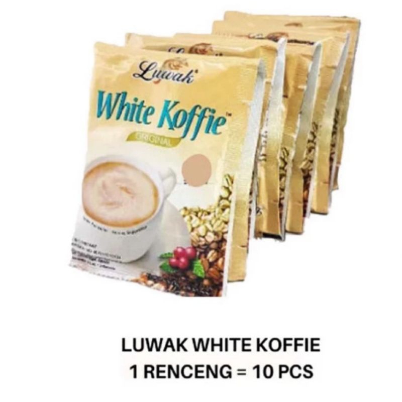 

Kopi Luwak White Coffee Original Renceng Isi 10 Sachet