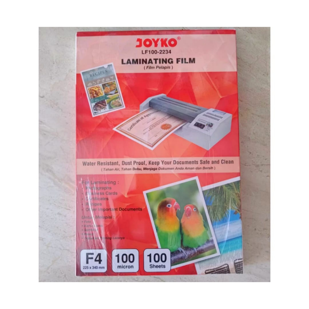

laminating flm/plastik laminating joyko LF100-2234