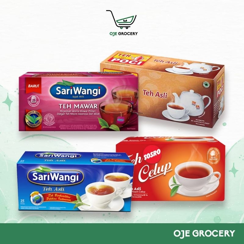 

TEH CELUP - SARIWANGI - SOSRO - MAWAR - POCI