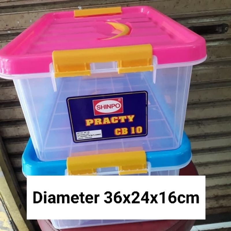 Tempat kue box kue box container bahan plastik Shinpo CB 10