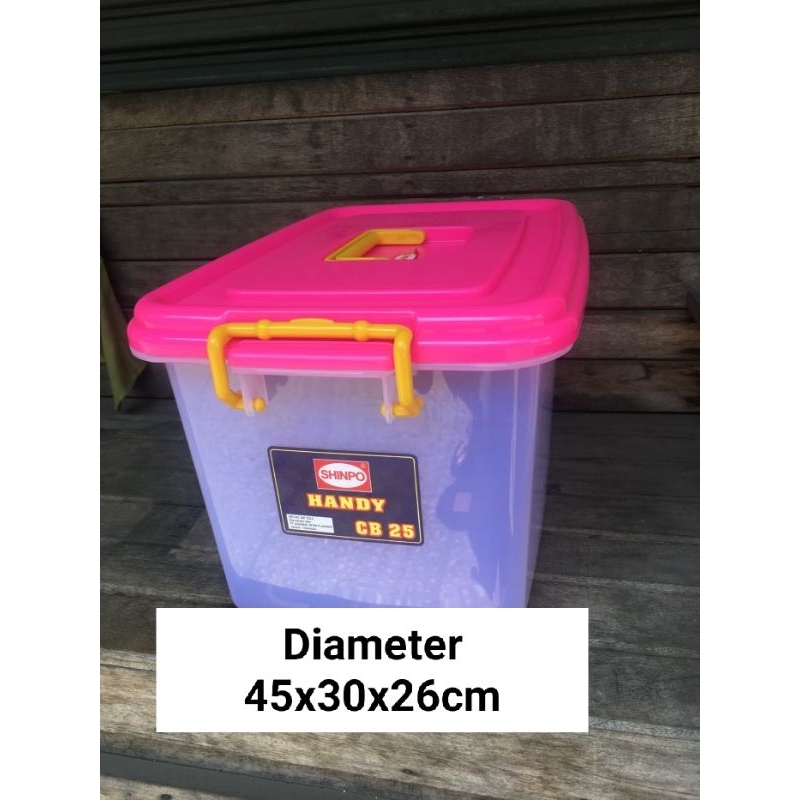 Tempat kue box kue box container bahan plastik Shinpo CB 25