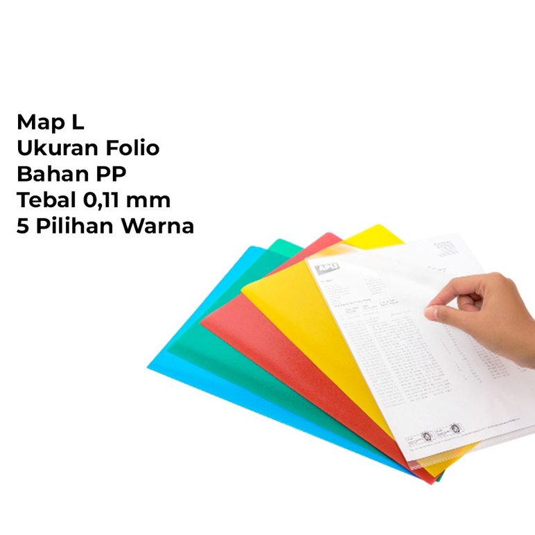 

Bantex Map L Plastik Bening PP Clear Sleeve Folio F4 Transparan